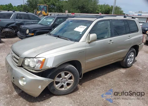 2003 Toyota Highlander Limited V6 from USA, damaged, VIN JTEGF21A430082251